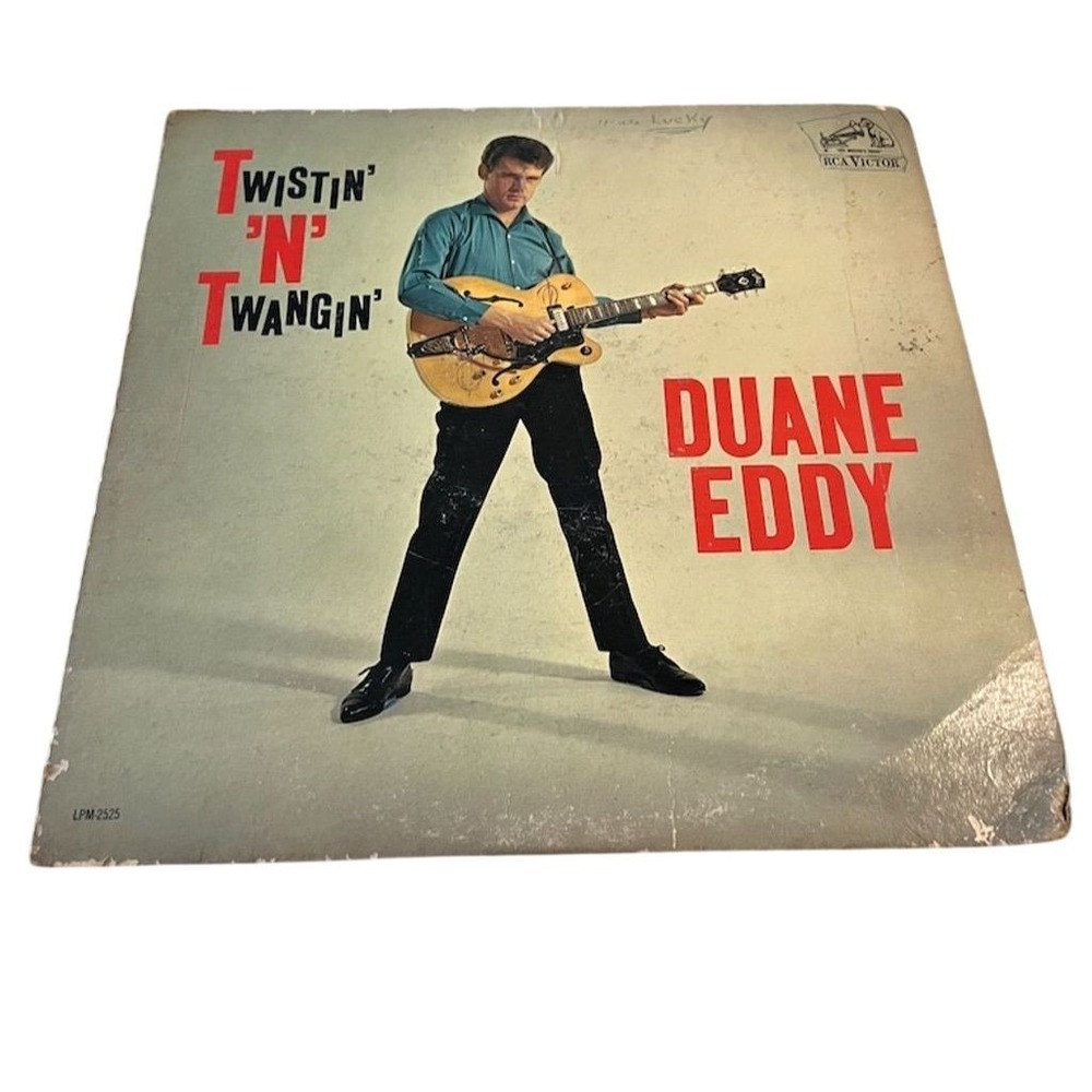 Duane Eddy Twistin' 'N'‎ Twangin' LP Vinyl Record Rock and Roll 1962 tested
